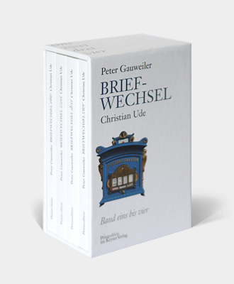 Peter Gauweiler – Christian Ude – Special-Edition: Briefwechsel Band eins bis vier im Schuber